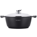 Royalty Line RL-BS24M: Marble Coated Cooking Pot & Casserole - 24cm