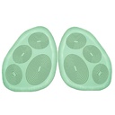 Wellys 1 Pair High Heel Cushion - "Menthogel"