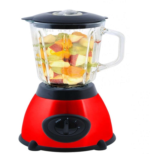 Royalty Line RL SME-600.6: Blender Mixer with Grinder - Red