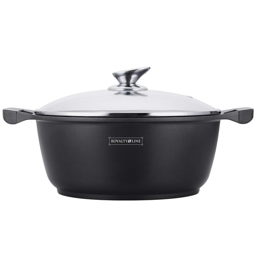 Royalty Line RL-BS24M: Marble Coated Cooking Pot & Casserole - 24cm