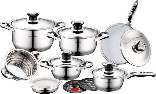 Royalty Line RL-16B; Inox Cookware Set 16pcs​