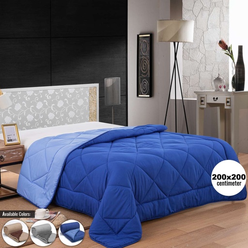 Herzberg HG-2020BCO: Bicolor Microfiber Duvet - 200x200cm