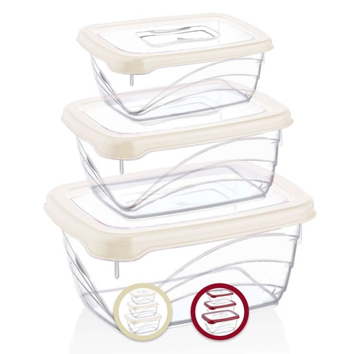 Herzberg 3 Pieces Extra Deep Bio Saver Box Set