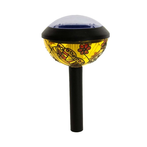 Genius Ideas Set Of 2 Solar Lamp Tiffany Design